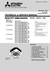 Mitsubishi Electric PLFY-P32VCM-E2.TH Technical & Service Manual