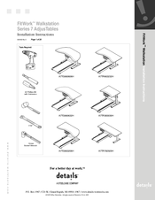 FitWork Walkstation A7TG660606H Installation Instructions Manual