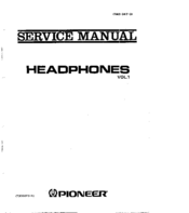 Pioneer Headphones Service Manual
