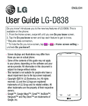 LG D838 User Manual