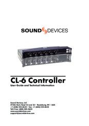 Sound Devices CL-6 User Manual And Technical Information