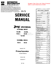 Kaiser-Jeep Jeep DJ-5 Service Manual