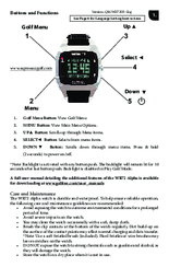 Expresso Satellite Navigation WR72 Alpha watch User Manual