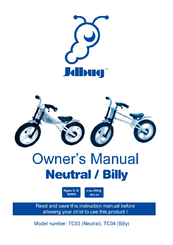 JDbug Billy Owner's Manual