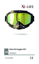 X4-Life Video Ski Goggles HD1 User Manual