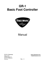 Vibesware GR-1 Manual