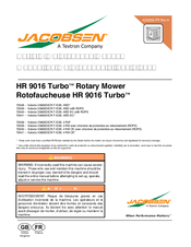 Jacobsen HR 9016 Turbo Parts & Maintenance Manual