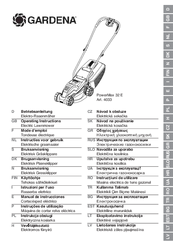 Gardena PowerMax 32 E 4033 Operating Instructions Manual