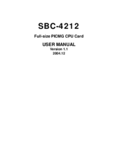 AICSYS SBC-4212 User Manual