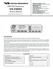 Vertex Standard VX-2500U Service Manual
