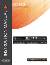A-Neuvideo HD-44G Instruction Manual