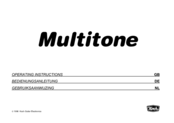Koch Multitone Operating Instructions Manual
