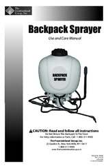 The Fountainhead Group Backpack Sprayer Use And Care Manual