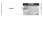 Casio CQ-1 Operation Manual
