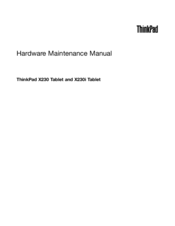 ThinkPad X230 Hardware Maintenance Manual