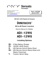 µ-Dimension ADI-12W6 Owner's Manual