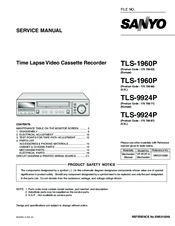 Sanyo TLS-1960P Service Manual