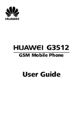 Huawei Cell C Snap G3512 User Manual