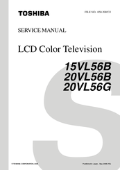 Toshiba 20VL56G Service Manual