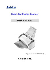 Avision 300500003 User Manual