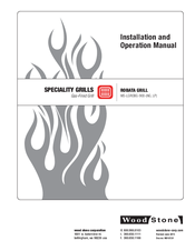 Wood Stone WS-LGROBG-900-(NG Installation And Operation Manual