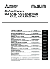 Mitsubishi Electric KA50VAL3 Operation Manual