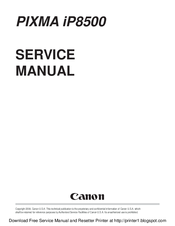 Canon PIXUS iP8600 Service Manual