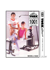 York Fitness 1001 Home-Gym 5020 Assembly Instructions Manual
