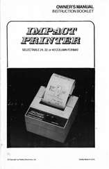 impact printer 32 Owner's Manual