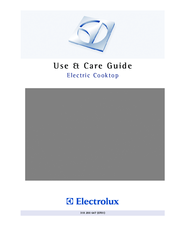 Electrolux Electric Cooktop Use & Care Manual
