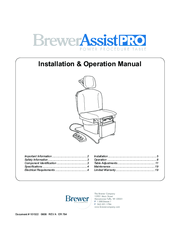 brewer AssistPRO Installation & Operation Manual