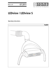 Sirona LEDview Operating Instructions Manual