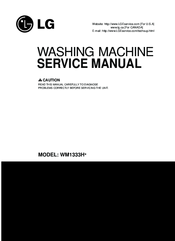 LG WM1333H Service Manual