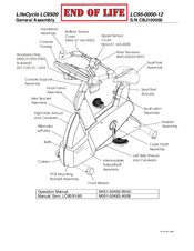 LifeCycle LC9500 General Assembly