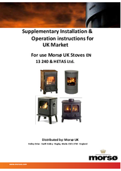 Morso UK 7110 Supplementary Installation & Operation Instructions