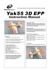 Tech one Yak55 3D EPP Instruction Manual