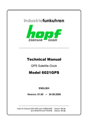 hopf 6021GPS Technical Manual