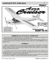 Hobbico Aero Cruiser Manual