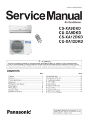 Panasonic CS-XA12DKD Service Manual