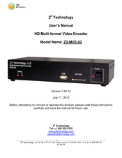 Z3 Technology Z3-MVE-02 User Manual