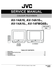 JVC AV-14AG16, AV-14FMG6B, AV-21BM Service Manual