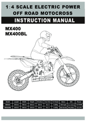 Himoto MX400BL Instruction Manual