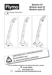 Flymo Minitrim Auto ST Original Instructions Manual