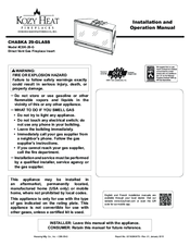 Kozy Heat CSK-29-G Installation And Operation Manual