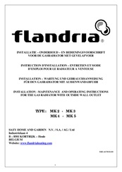 Flandria MK 4 Installation Maintenance And Operating Instructions