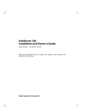 Digital Equipment InfoServer 100 Owner's Manual