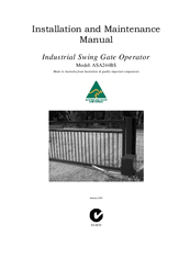 Automatic Solutions ASA244BS Installation And Maintenance Manual