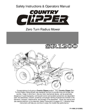 Country Clipper Boss SR1205 Operator's Manual