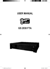 go sat GS 2030 FTA User Manual