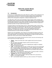 Datum Systems PSM-2100L User Manual
